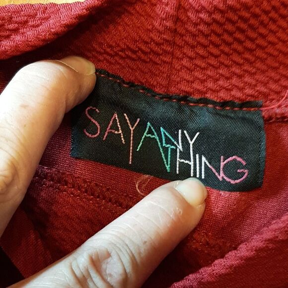 Say Anything Red Mini Dress - Picture 5 of 6